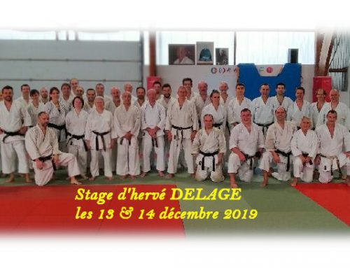 Stage d’Hervé DELAGE – 7e dan, les 13 et 14 décembre 2019