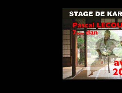 La Chapelaine karaté organise un stage avec Pascal LECOURT – 7e dan, le samedi 9 avril 2022