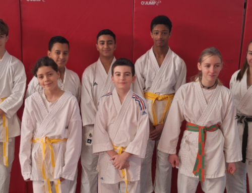 Passage de grade : nos jeunes progressent ….
