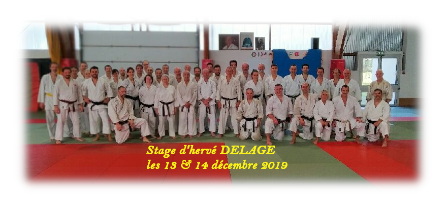 Stage d’Hervé DELAGE – 7e dan, les 13 et 14 décembre 2019