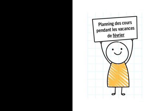 Planning des cours pendant les vacances de février